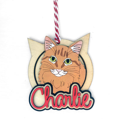 Custom Cat Ornament