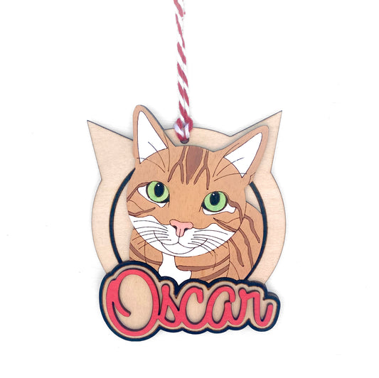 Custom Cat Ornament